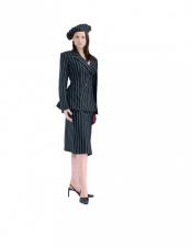 Ladies Quality Gangster Costume Size 10 - 12